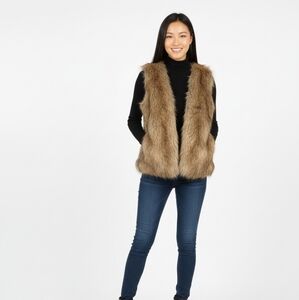 Yag Couture Faux Fur Vest